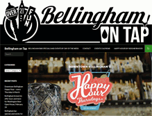 Tablet Screenshot of bellinghamontap.com